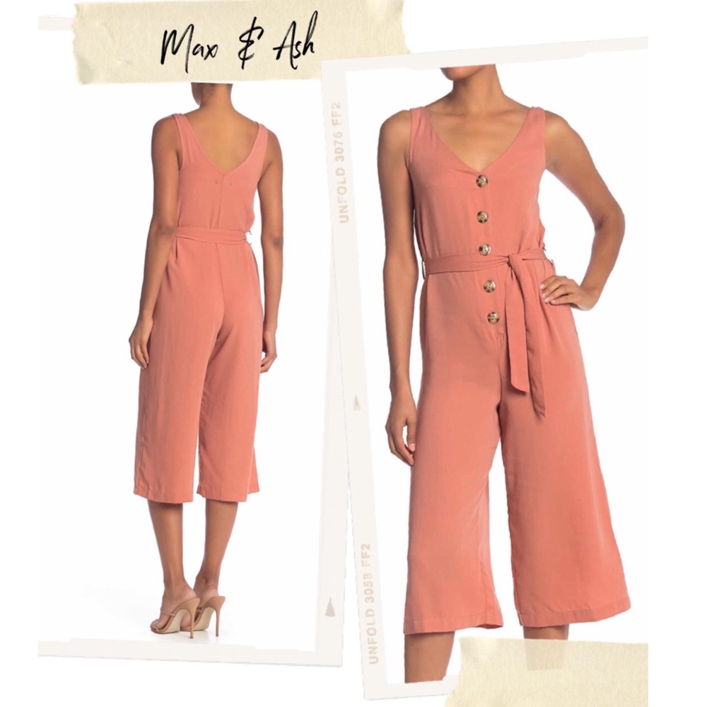 MAX & ASH Sleeveless Gaucho Jumpsuit